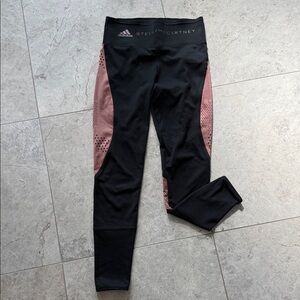 Adidas by Stella McCartney Black and Mauve Leggings